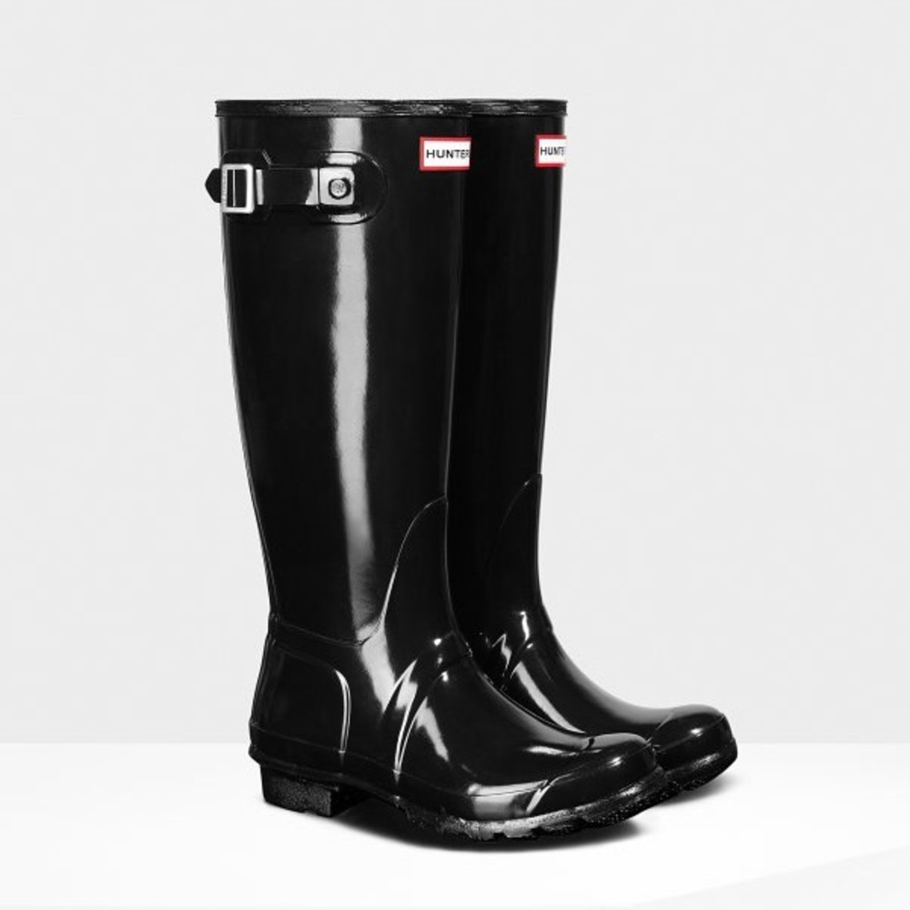 Tall Glossy Hunter Boots